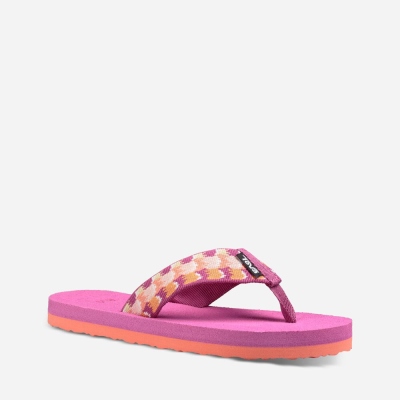 Teva Mush II - Kids' Teva Hiking Sandals - Pink | India (XUVA35107)